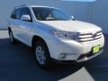 2013 Blizzard White Pearl Toyota Highlander V6  photo #1