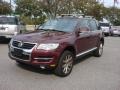 2008 Cranberry Red Metallic Volkswagen Touareg 2 VR6  photo #5