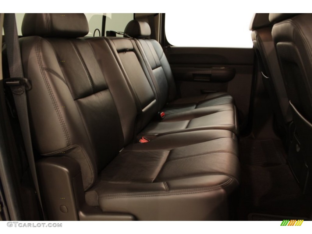 2008 Sierra 1500 SLT Crew Cab 4x4 - Midnight Blue Metallic / Ebony photo #12