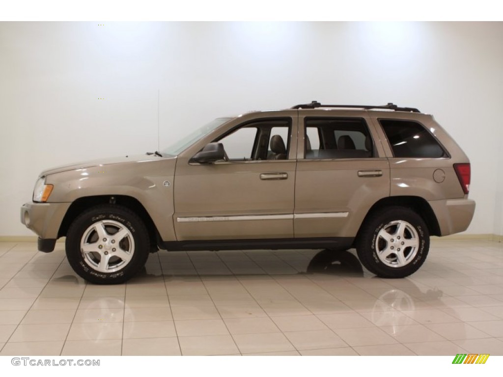 Light Khaki Metallic 2006 Jeep Grand Cherokee Limited 4x4 Exterior Photo #73192082