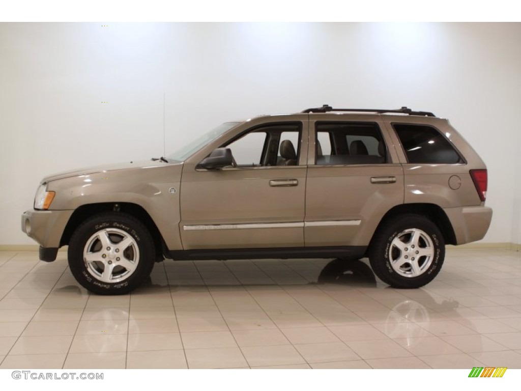 2006 Grand Cherokee Limited 4x4 - Light Khaki Metallic / Khaki photo #4