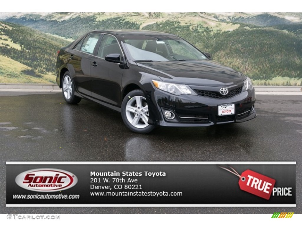 2012 Camry SE - Attitude Black Metallic / Black photo #1