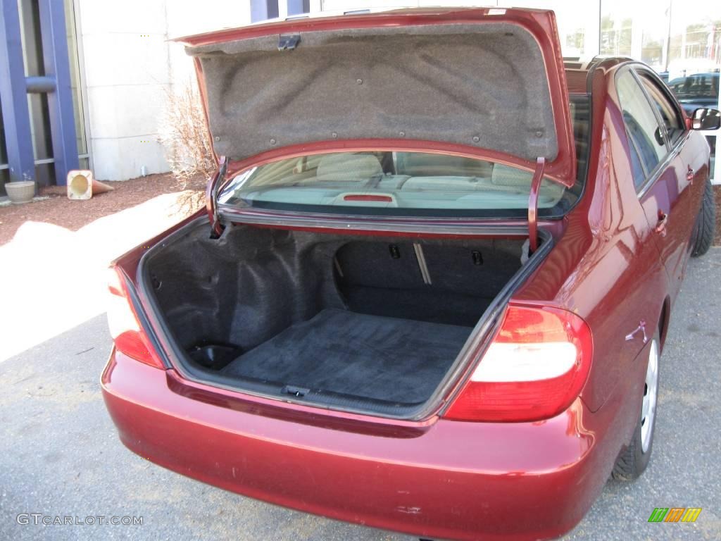 2003 Camry LE - Salsa Red Pearl / Taupe photo #8