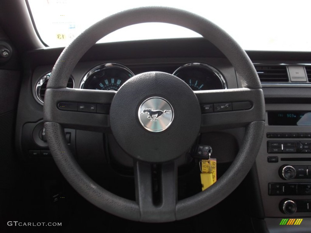 2011 Mustang V6 Coupe - Ingot Silver Metallic / Charcoal Black photo #13