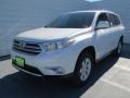 2013 Blizzard White Pearl Toyota Highlander   photo #6