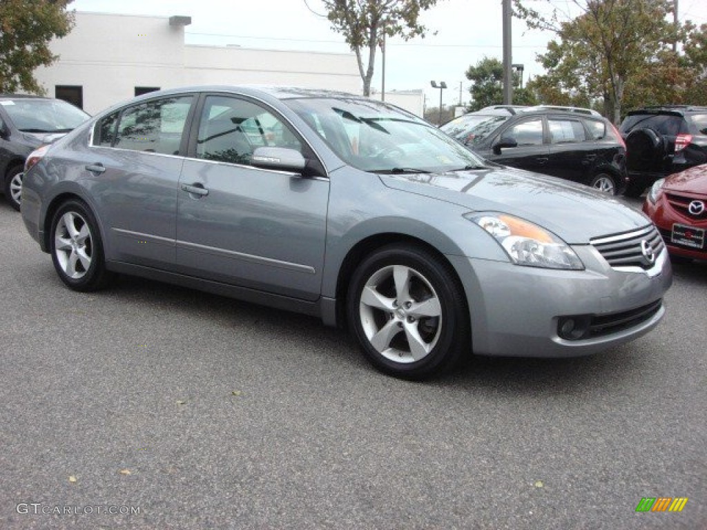 2008 Altima 3.5 SE - Precision Gray Metallic / Charcoal photo #2