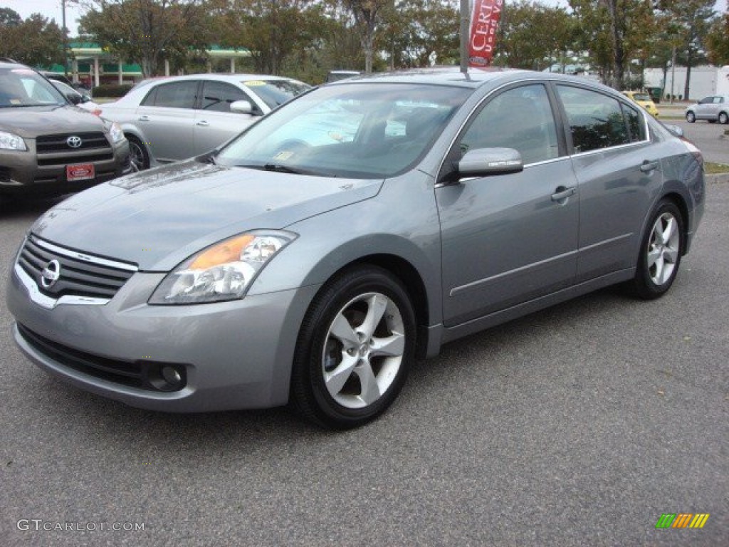 2008 Altima 3.5 SE - Precision Gray Metallic / Charcoal photo #6