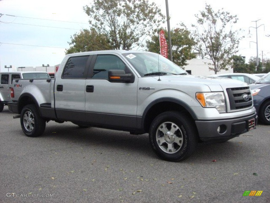 Brilliant Silver Metallic 2009 Ford F150 FX4 SuperCrew 4x4 Exterior Photo #73194593