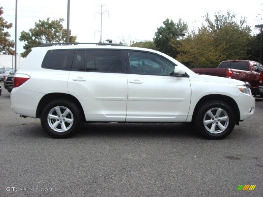 2010 Highlander SE - Blizzard White Pearl / Sand Beige photo #3