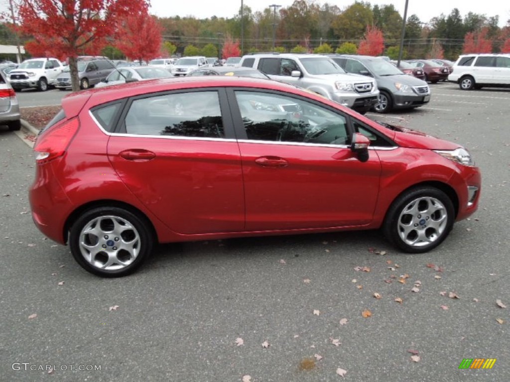 Red Candy Metallic 2011 Ford Fiesta SES Hatchback Exterior Photo #73195866