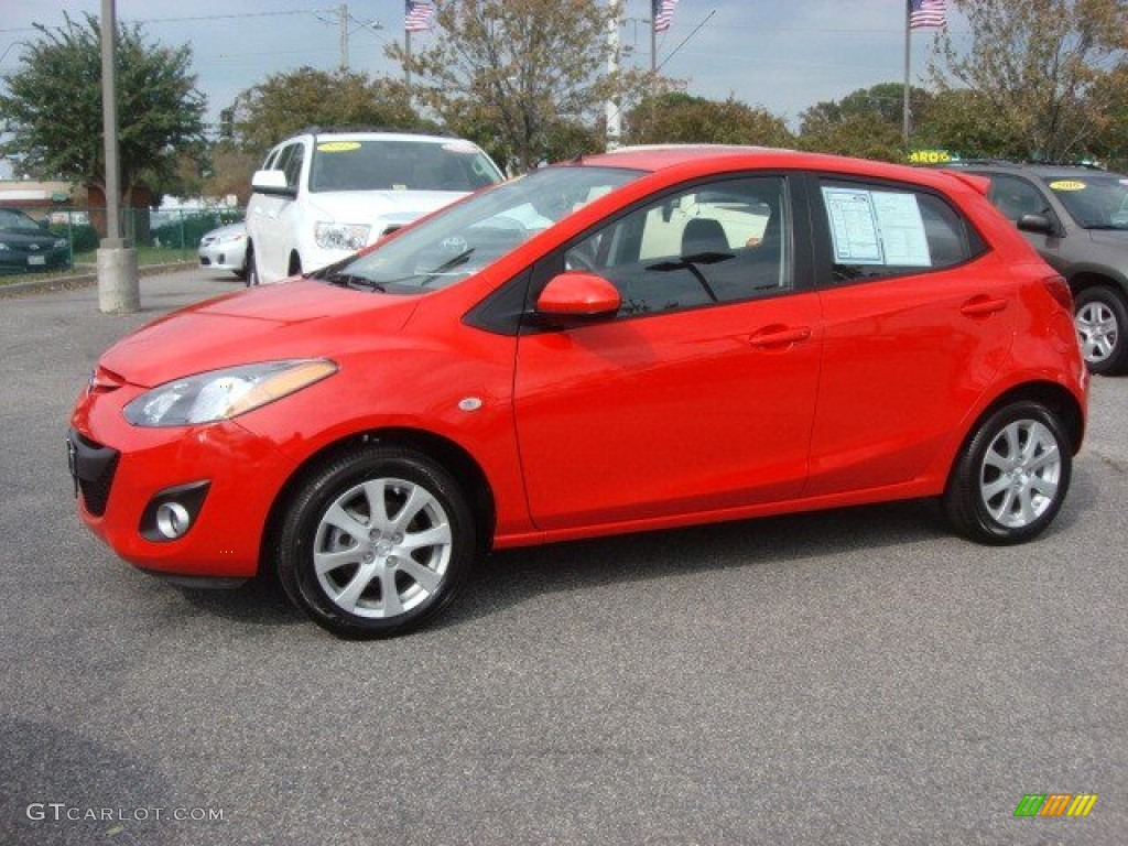 2011 MAZDA2 Sport - True Red / Black/Red Piping photo #8