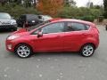 Red Candy Metallic 2011 Ford Fiesta SES Hatchback Exterior