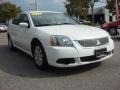 2012 White Pearl Mitsubishi Galant FE  photo #1