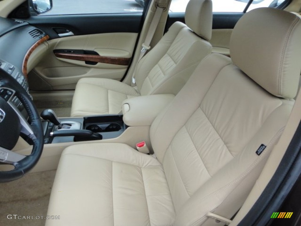 2011 Accord EX-L V6 Sedan - Dark Amber Metallic / Ivory photo #4