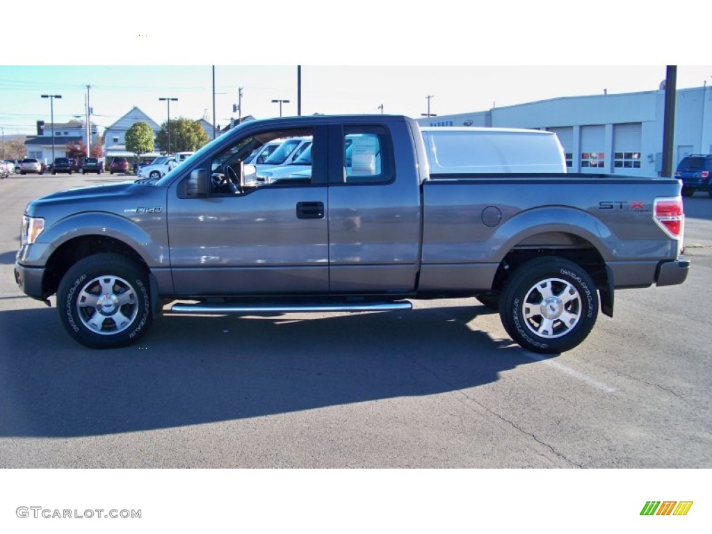 2010 F150 STX SuperCab 4x4 - Sterling Grey Metallic / Medium Stone photo #8