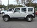 Bright Silver Metallic 2011 Jeep Wrangler Unlimited Sahara 70th Anniversary 4x4 Exterior