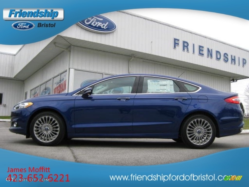 2013 Fusion Titanium - Deep Impact Blue Metallic / Charcoal Black photo #1