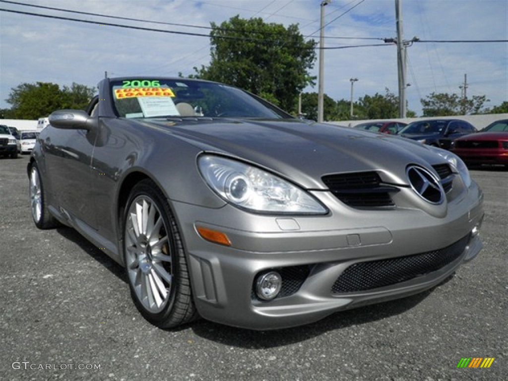 Pewter Metallic 2006 Mercedes-Benz SLK 55 AMG Roadster Exterior Photo #73201179