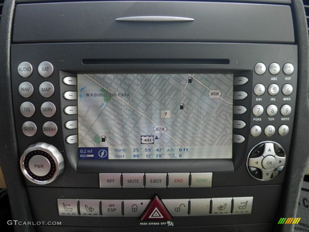 2006 Mercedes-Benz SLK 55 AMG Roadster Navigation Photo #73201614