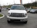 White Platinum Metallic Tri-Coat - F150 Lariat SuperCrew 4x4 Photo No. 3