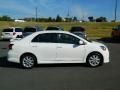 2009 Polar White Toyota Yaris Sedan  photo #2