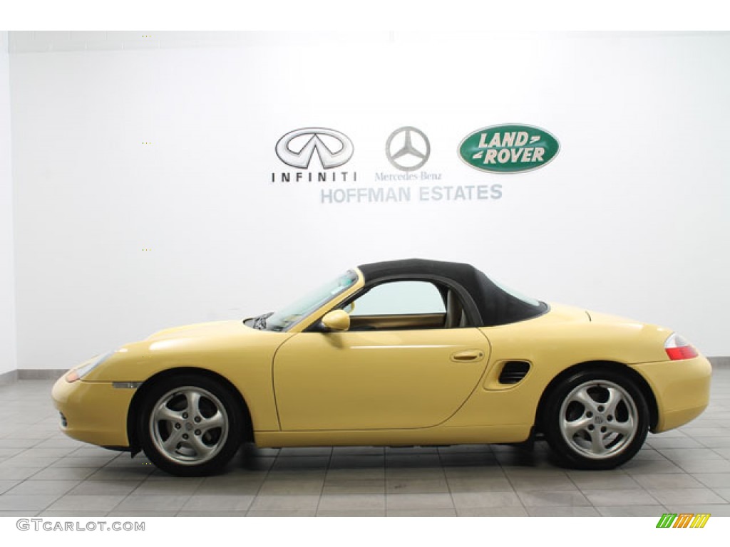 1998 Boxster  - Pastel Yellow / Savanna Beige photo #2