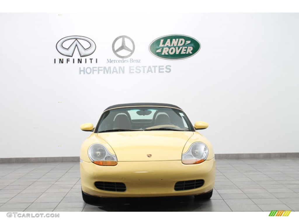 1998 Boxster  - Pastel Yellow / Savanna Beige photo #3