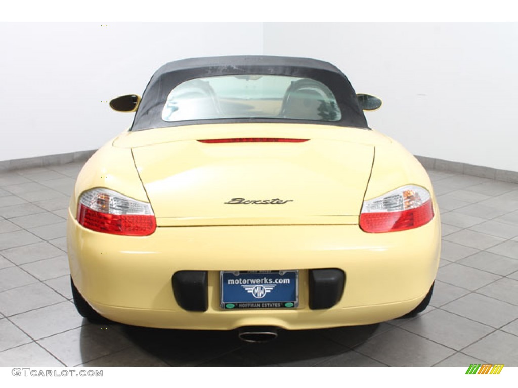1998 Boxster  - Pastel Yellow / Savanna Beige photo #4