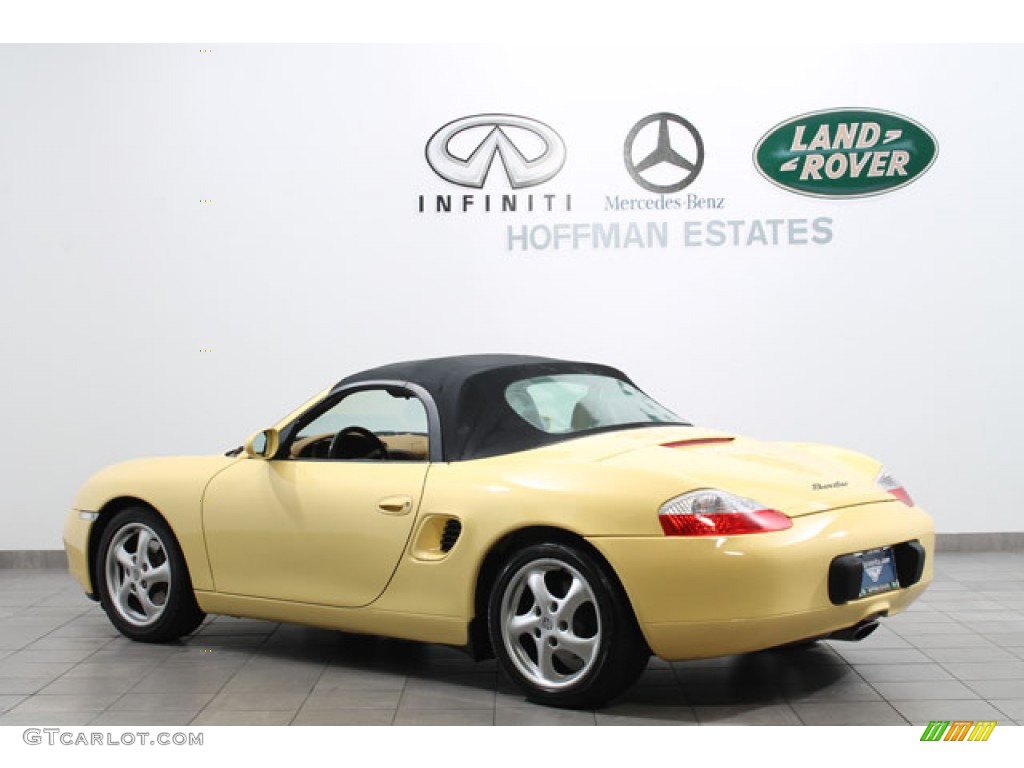1998 Boxster  - Pastel Yellow / Savanna Beige photo #5