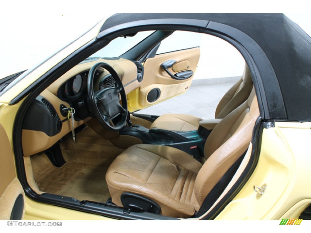 1998 Boxster  - Pastel Yellow / Savanna Beige photo #16