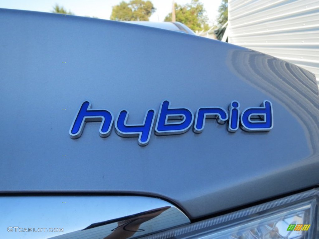 2012 Sonata Hybrid - Hyper Silver Metallic / Gray photo #15