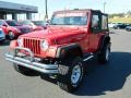 Flame Red - Wrangler X 4x4 Photo No. 7
