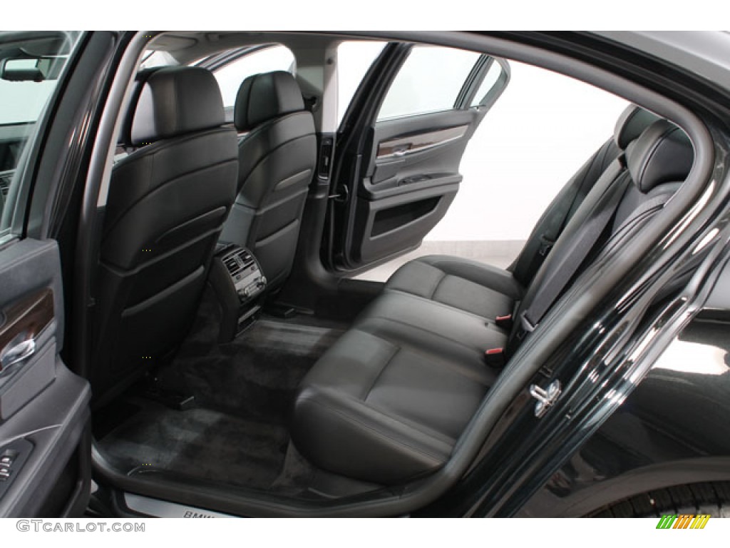 2010 7 Series 750Li xDrive Sedan - Black Sapphire Metallic / Black Nappa Leather photo #19