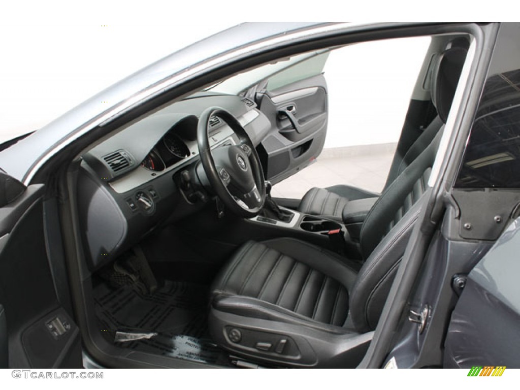 Black Interior 2011 Volkswagen CC Sport Photo #73205205