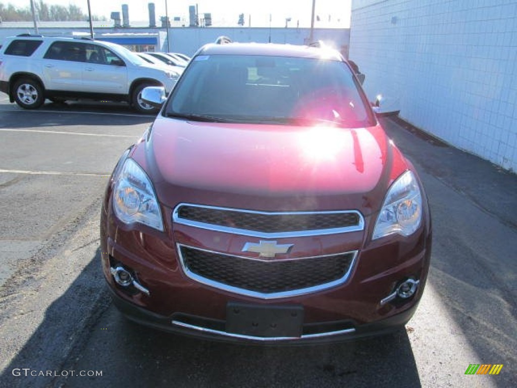 2010 Equinox LT AWD - Cardinal Red Metallic / Jet Black photo #5