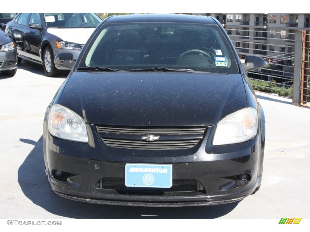 2007 Cobalt SS Supercharged Coupe - Black / Ebony/Red photo #2