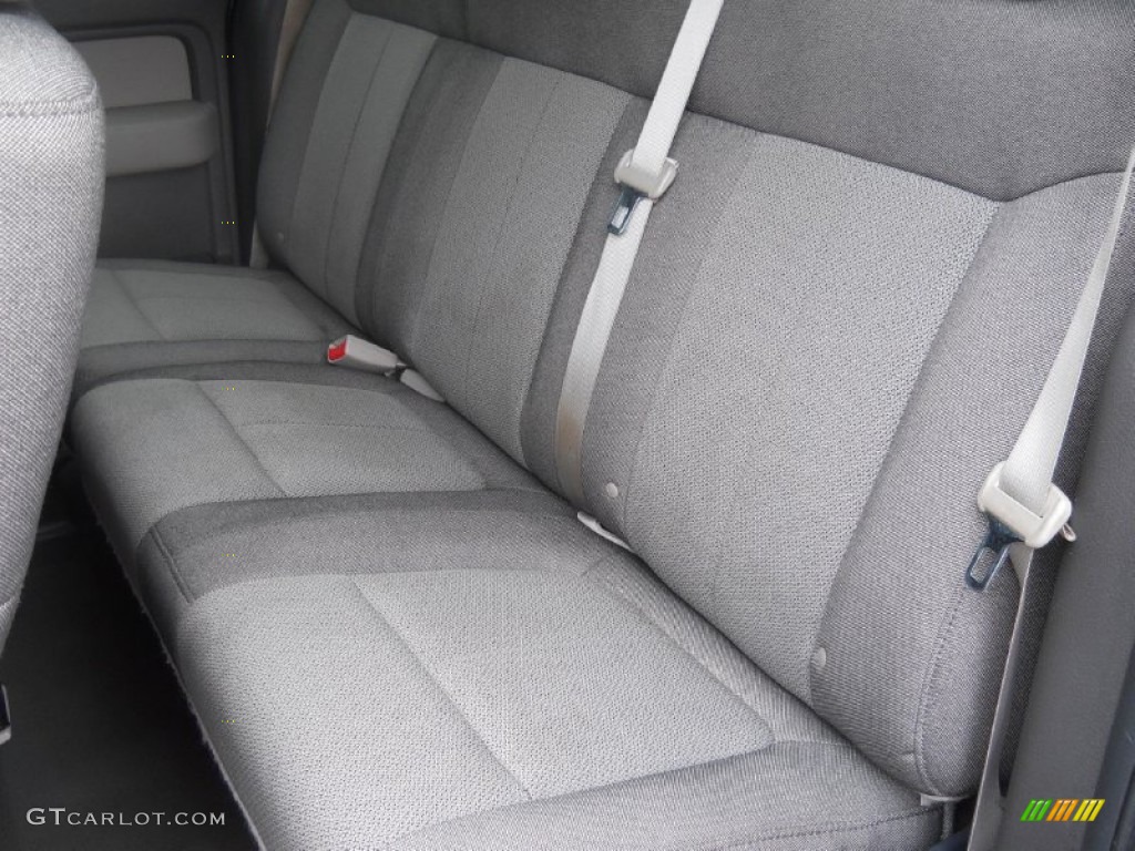 2010 F150 STX SuperCab 4x4 - Tuxedo Black / Medium Stone photo #15