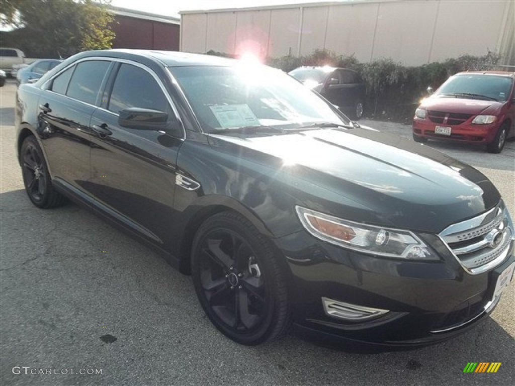 2012 Taurus SHO AWD - Ebony Black / Charcoal Black photo #1