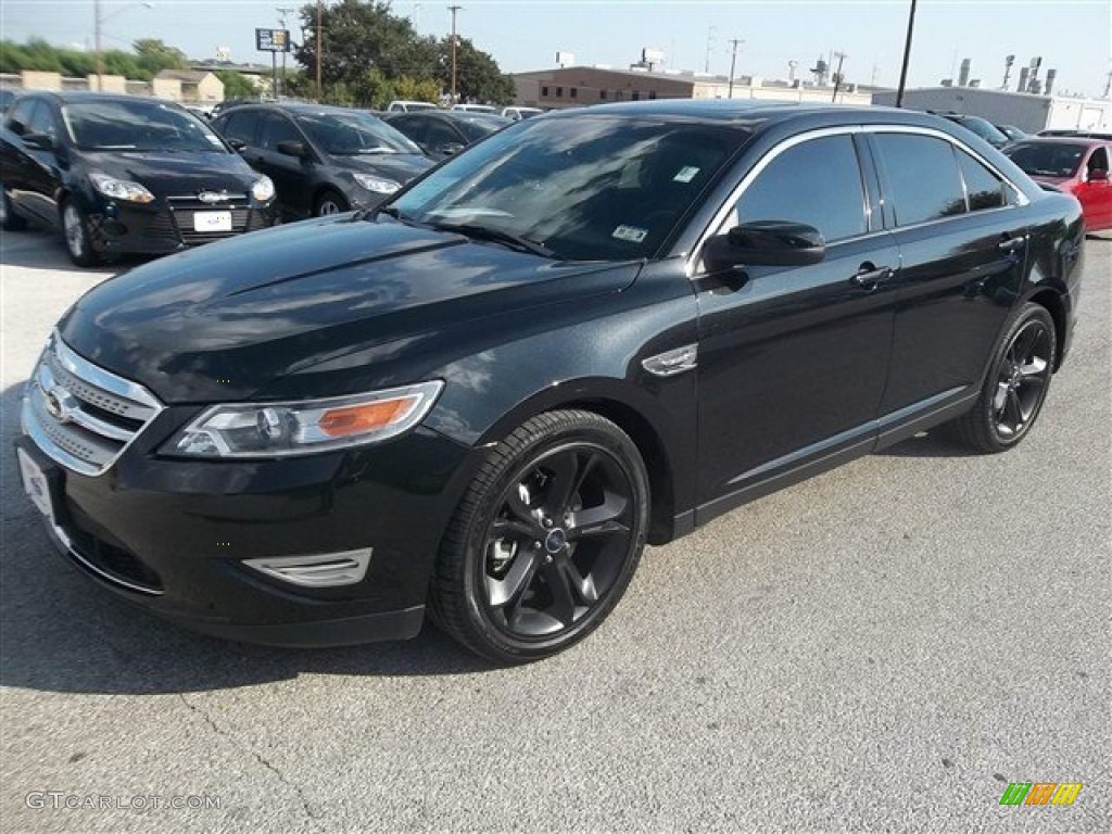 2012 Taurus SHO AWD - Ebony Black / Charcoal Black photo #7