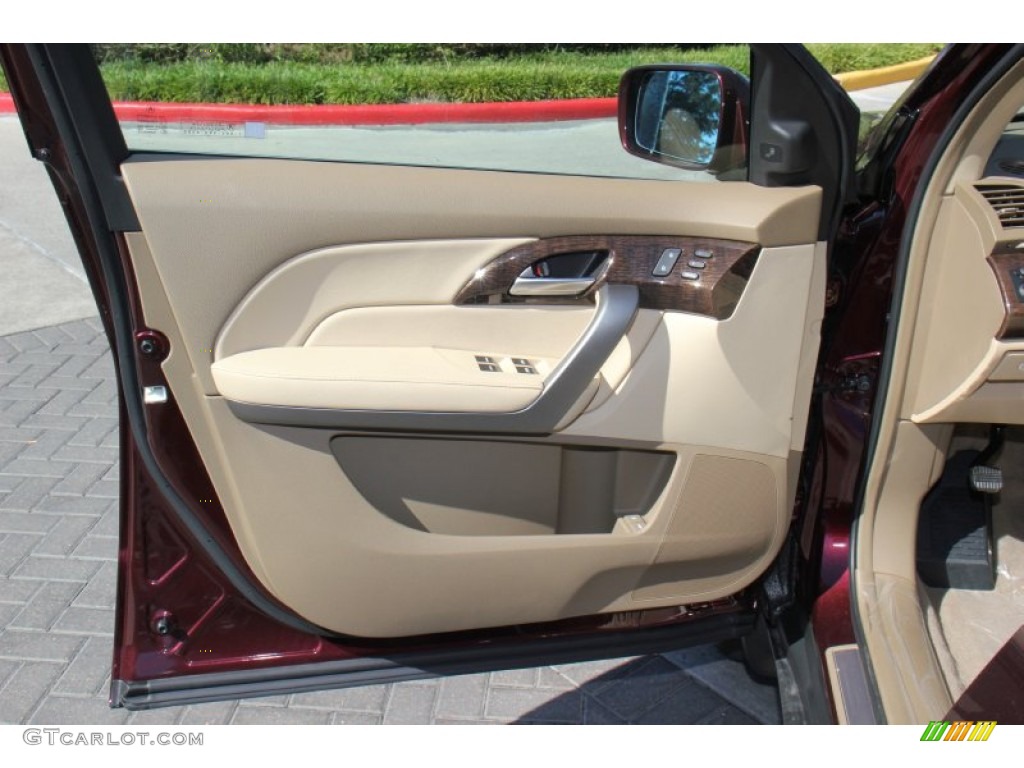 2013 MDX SH-AWD Advance - Dark Cherry Pearl / Parchment photo #10