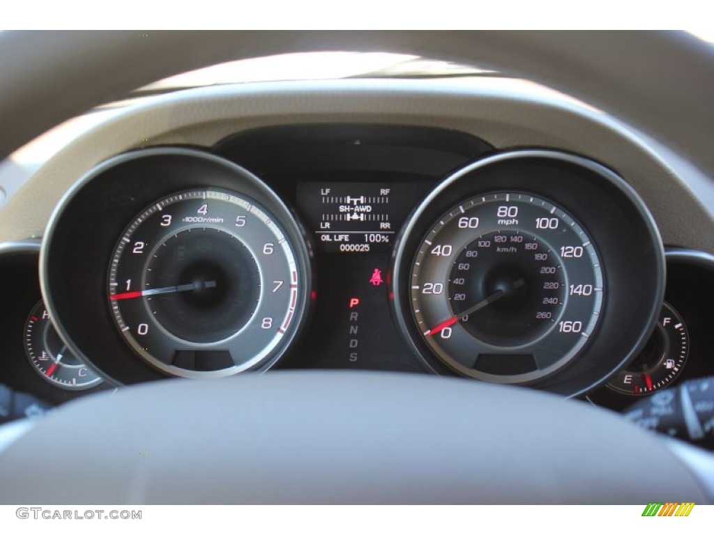 2013 MDX SH-AWD Advance - Dark Cherry Pearl / Parchment photo #28