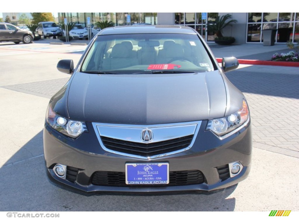 2013 TSX Technology - Graphite Luster Metallic / Graystone photo #2