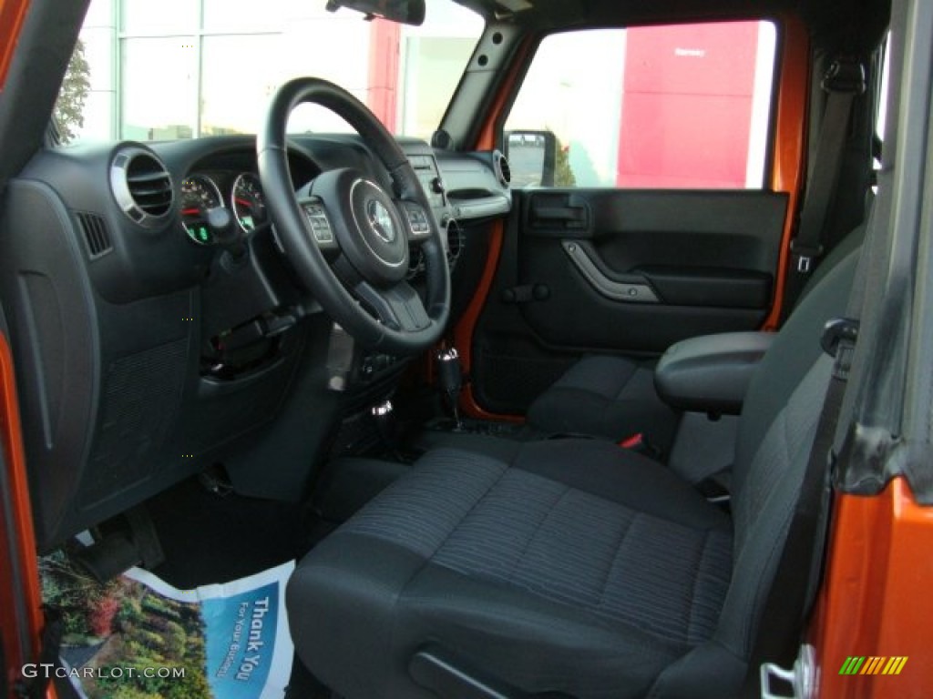 2011 Wrangler Sport 4x4 - Mango Tango Pearl / Black photo #8