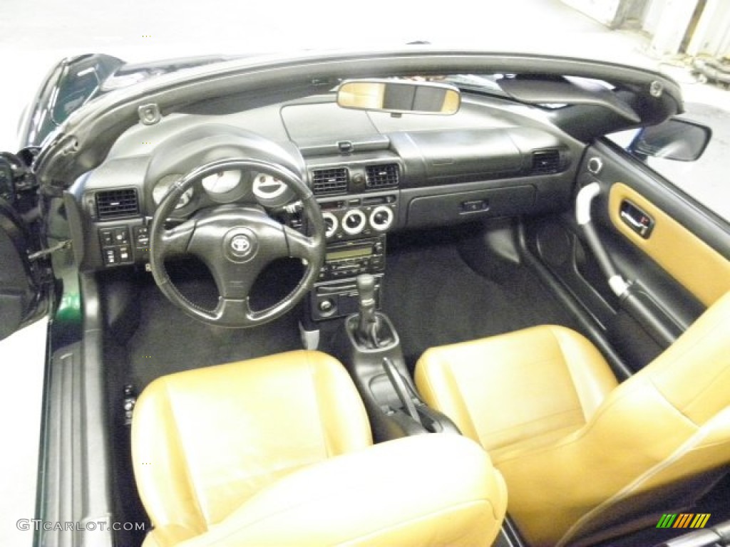 Tan Interior 2003 Toyota MR2 Spyder Roadster Photo #73209002