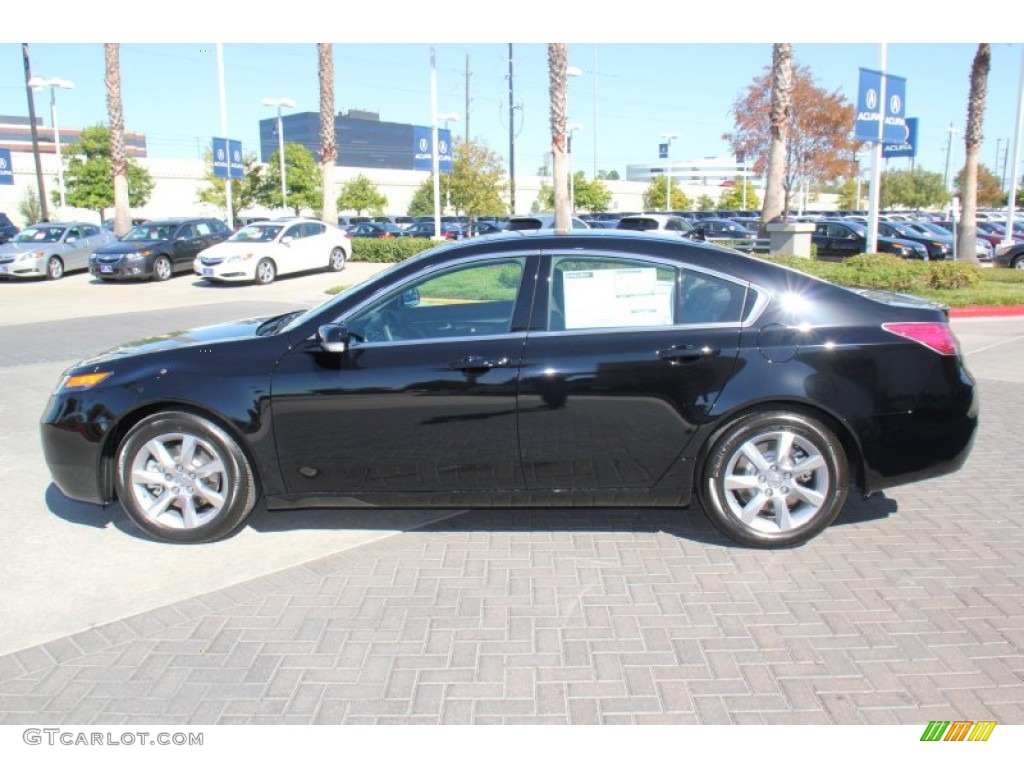 Crystal Black Pearl 2013 Acura TL Technology Exterior Photo #73209423