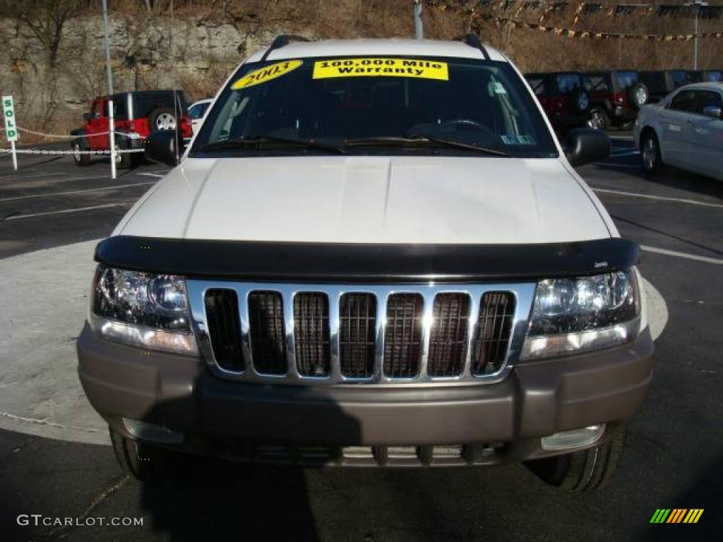 2003 Grand Cherokee Laredo 4x4 - Stone White / Dark Slate Gray photo #7