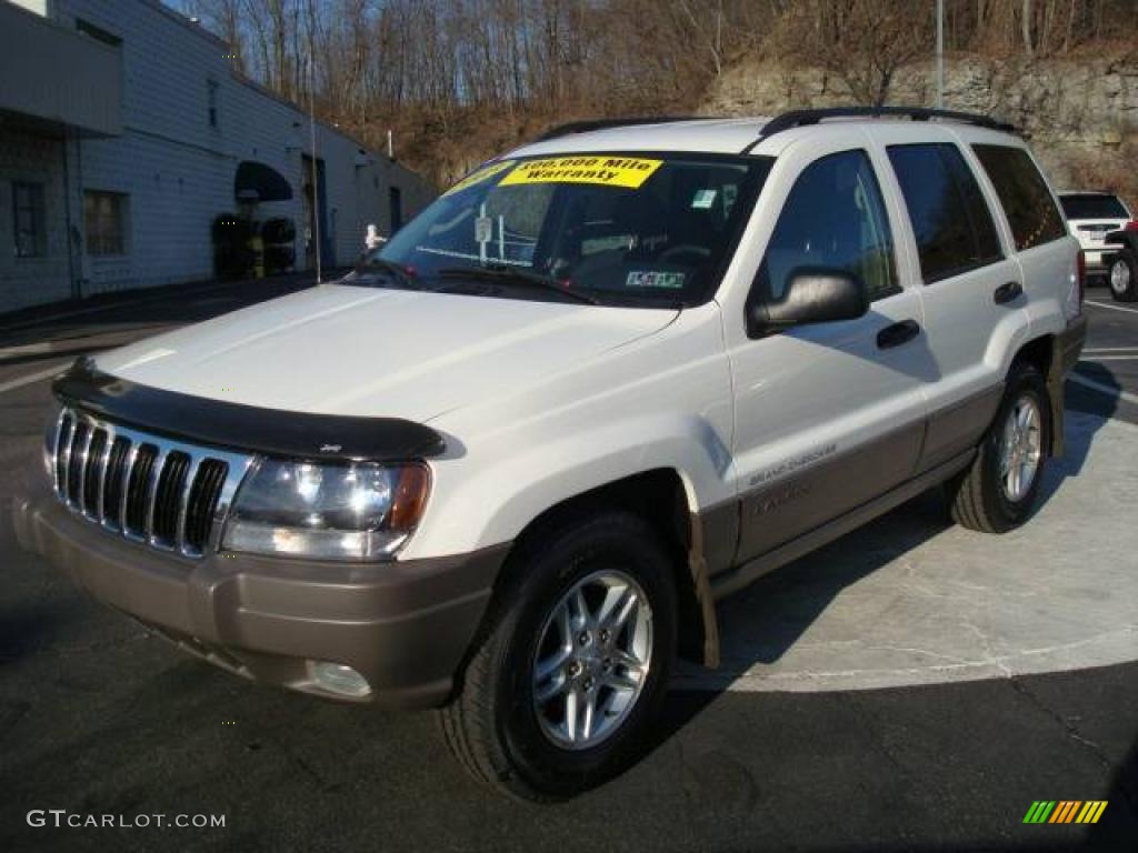 2003 Grand Cherokee Laredo 4x4 - Stone White / Dark Slate Gray photo #8