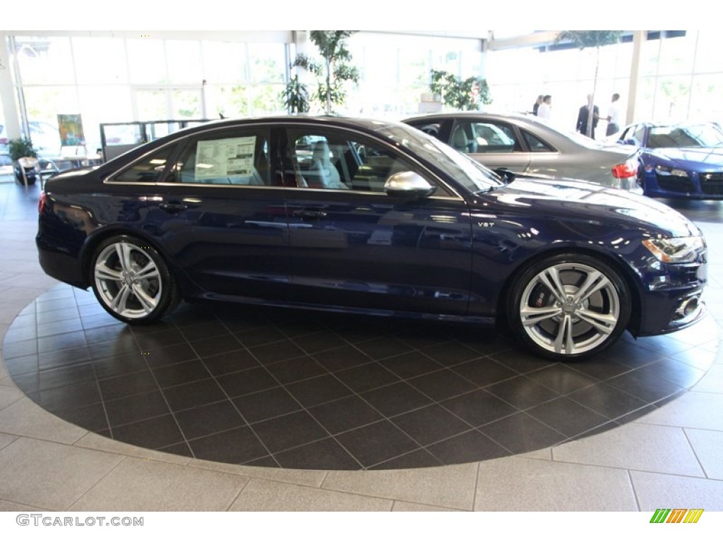 2013 S6 4.0 TFSI quattro Sedan - Estoril Blue Crystal / Lunar Silver photo #9