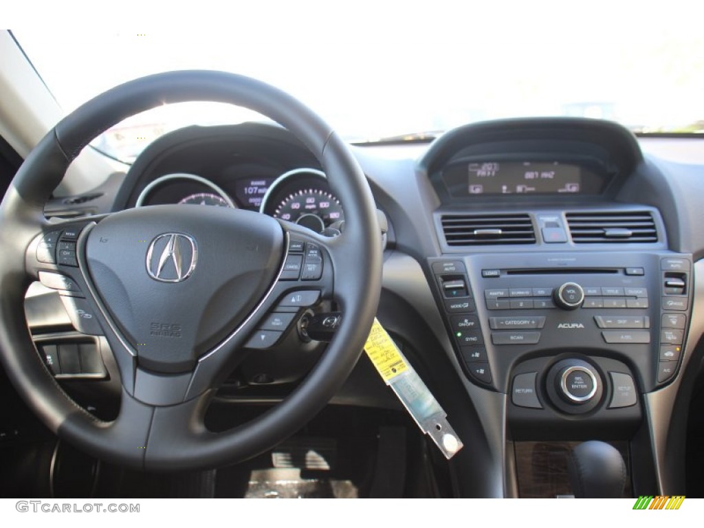 2013 Acura TL Standard TL Model Ebony Dashboard Photo #73210340