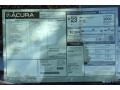  2013 TL  Window Sticker